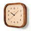 Horloge murale brune