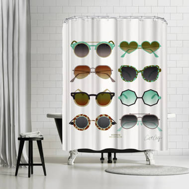 71 x 74 Shower Curtain, Mushrooms by Cat Coquillette East Urban Home