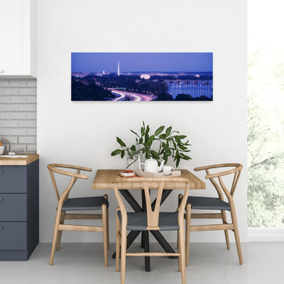 Evening Washington Dc Abstract Contemporary City Wall Art