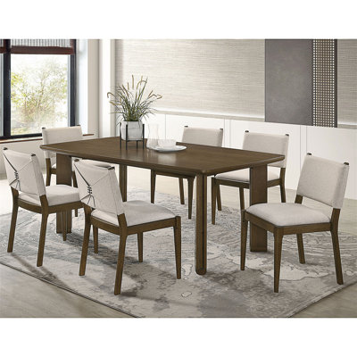 Ensemble de table de salle à manger 7 pièces Crispin