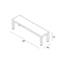 Urbana Outdoor Dining Bench-476200225