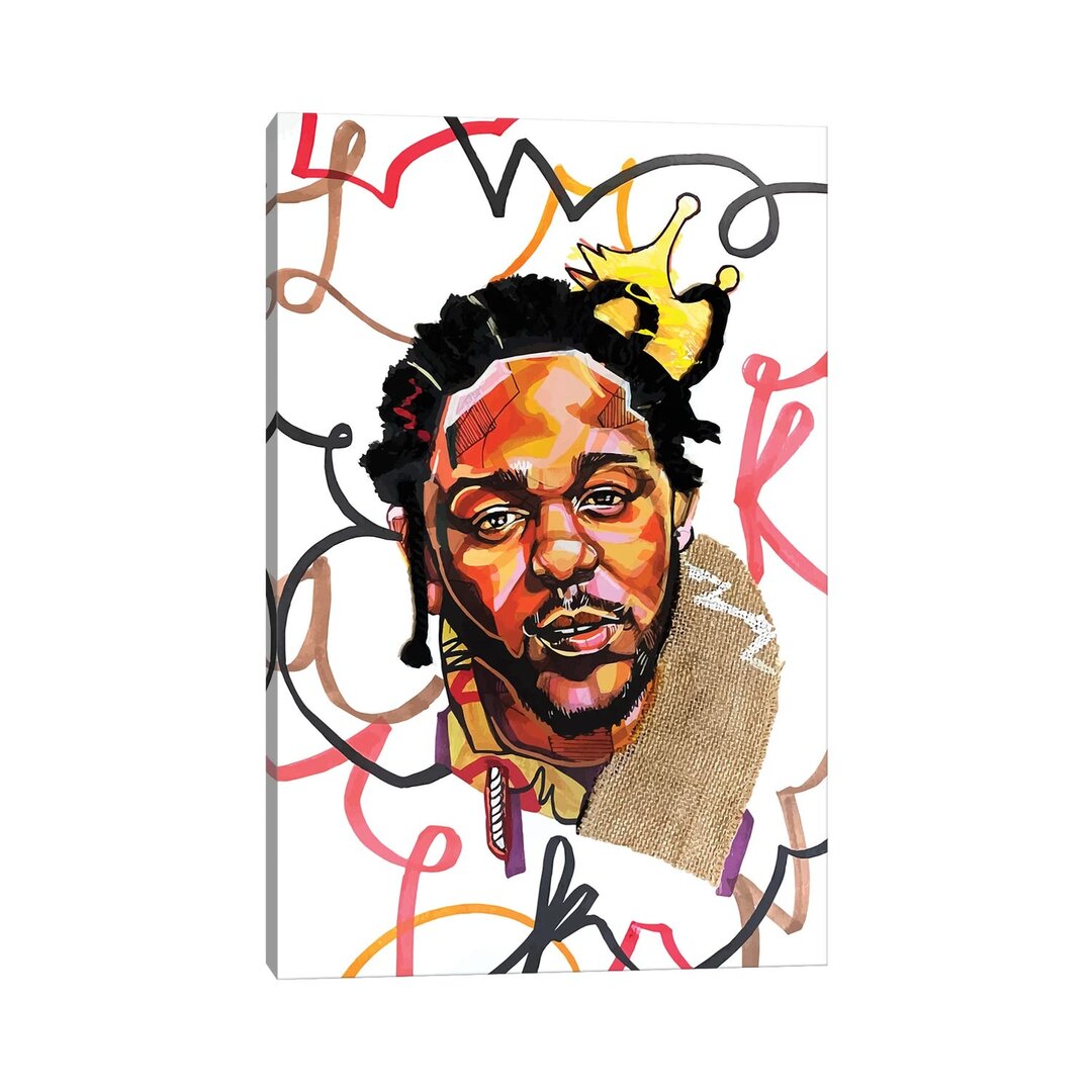 Leinwandbild Kendrick Lamar von Domonique Brown