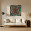Art mural en métal vert 225-380388878