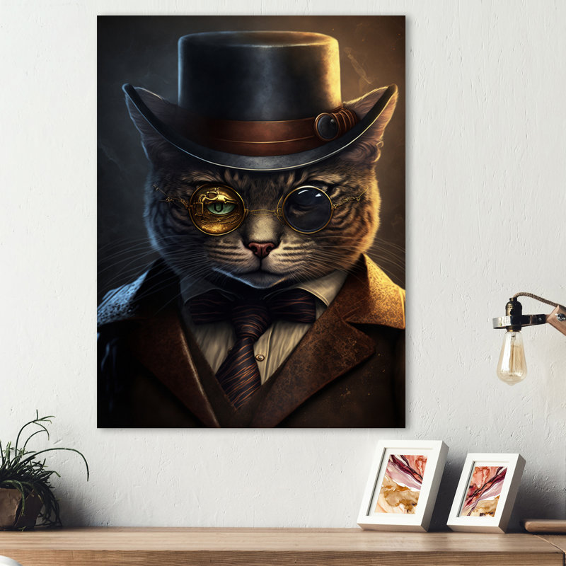 Harneen Mafia Cat II - impression sans cadre sur métal, H 40 po x l 30 po x P 1 po