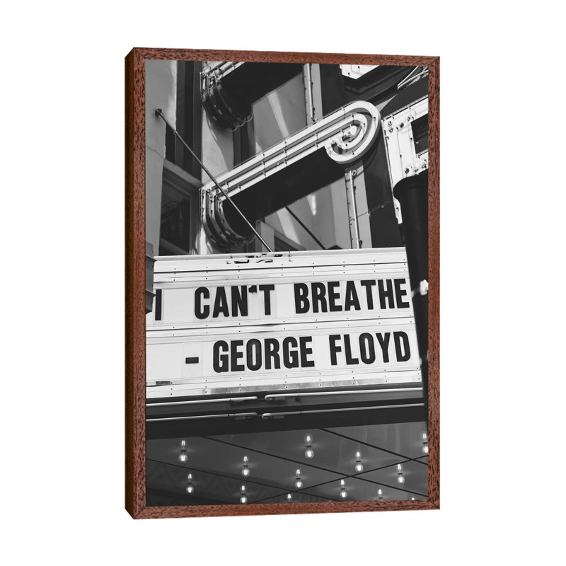 Black Lives Matter by Bethany Young - Print on Canvas, Classic Brown Wood Framed, 152.4cm H x 101.6cm W x 3.81cm D