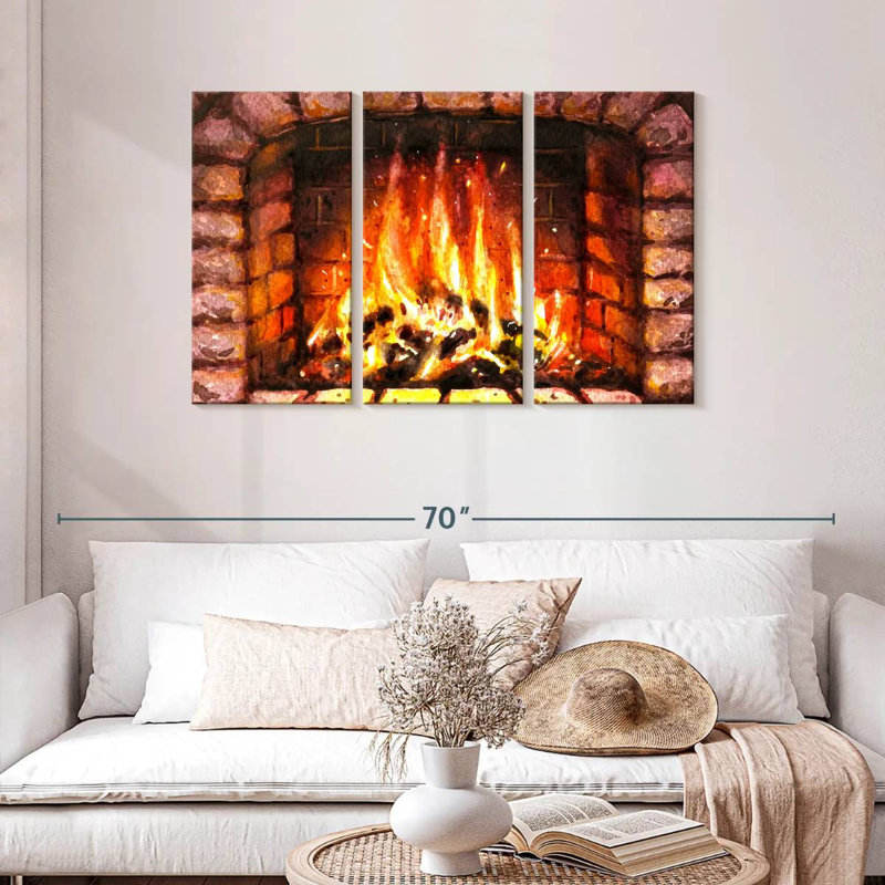Lilie Fireplaces, 28" H x 45" W
