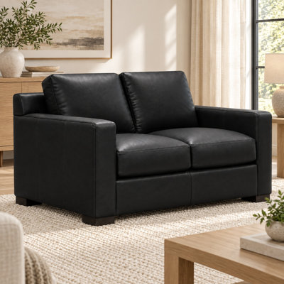 Madison Heirloom Quality Loveseat in Buttery Soft 100% Top Grain Leather, Made to Order