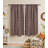 Boho Block Print Rod Pocket Curtain Red Floral Linen Window Drapes for Living Room – Shillong-876931325