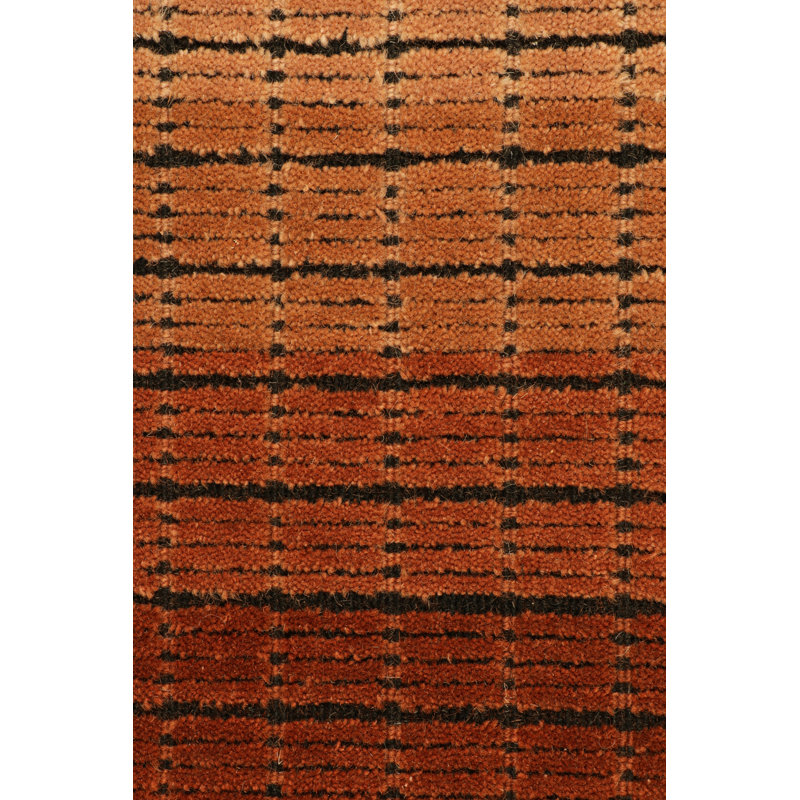 Kilim & Flat Weave Wool Geometric Area Rug, Rectangle 5' x 7'