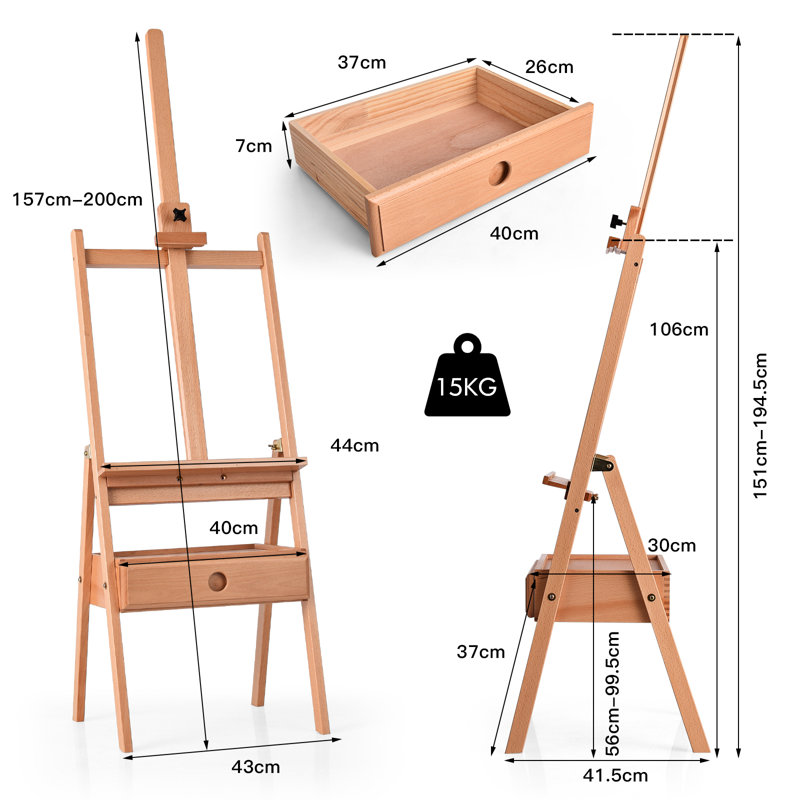 Maryville George Oliver Wood Tripod Easel