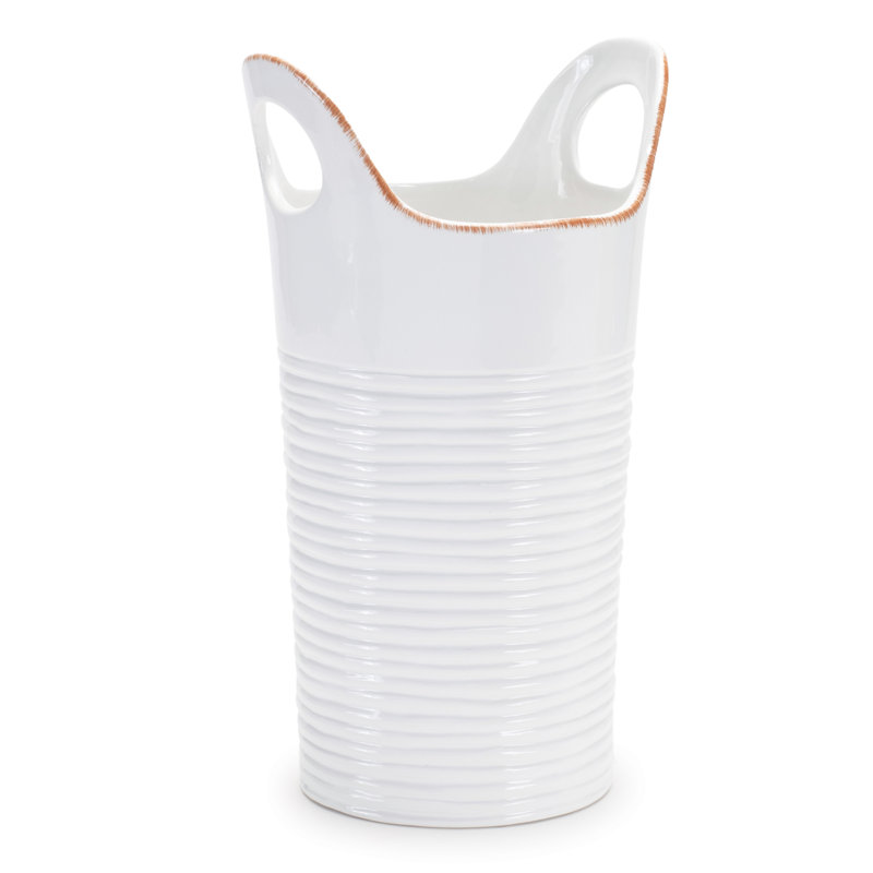 Ceramic Bucket Vase (Set of 2)