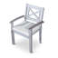 Ensemble de 2 chaises de salle à manger d'extérieur
