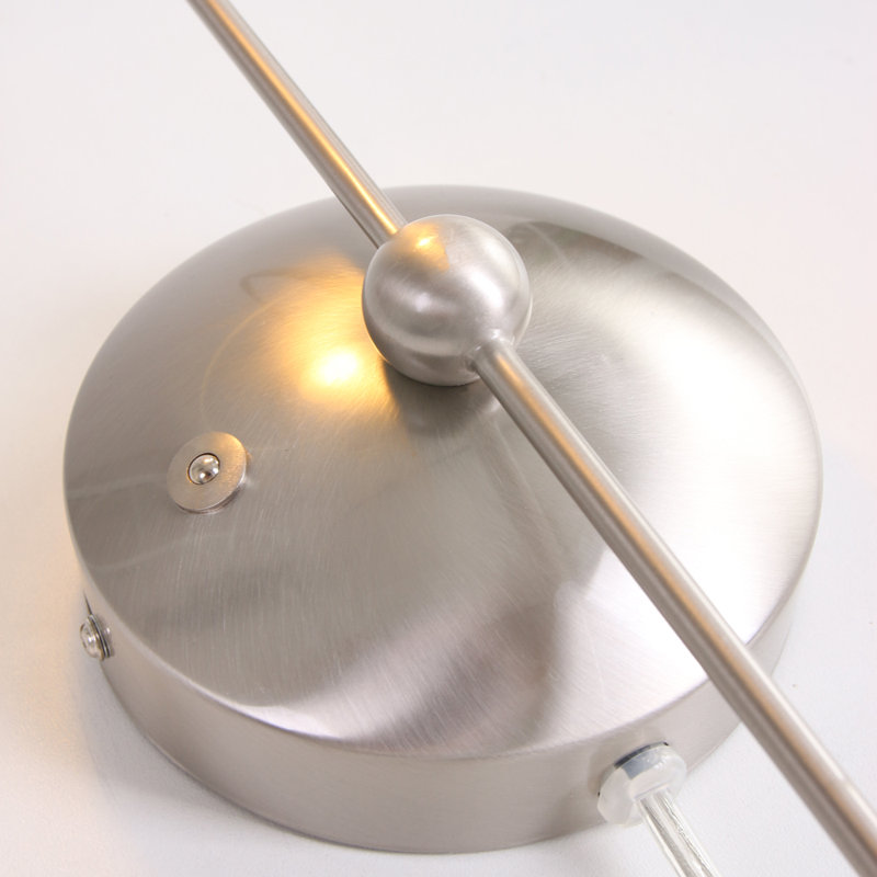Briadale Glass LED Plug-in Armed Sconce