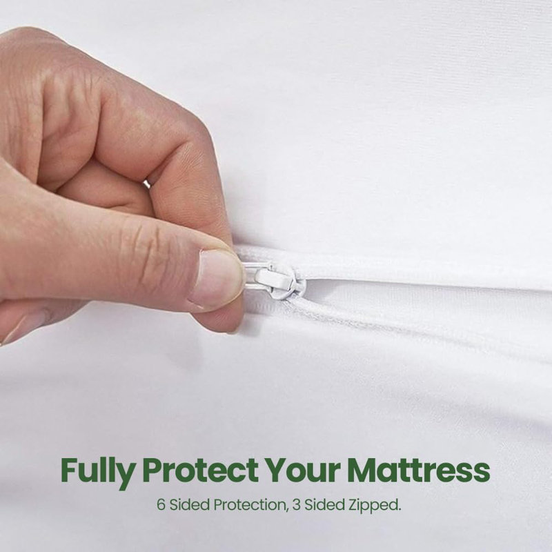 Zip Mattress Protector Case Pack, Small Double (4')