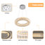 Birender Dimmable LED Crystal Ring Chandelier 15.7In Ring Pendant Light Kitchen Island