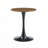 Space-Saving Round Pedestal Dining Table with Smooth Engineered Wood Top and Mid-Century Charm for Small Apartments-2129240887