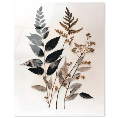 «Fossilised Flora II», reproduction d'art acrylique sur toile par Art Remedy