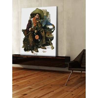 Dewey v. Truman by Norman Rockwell Print on Wrapped Canvas