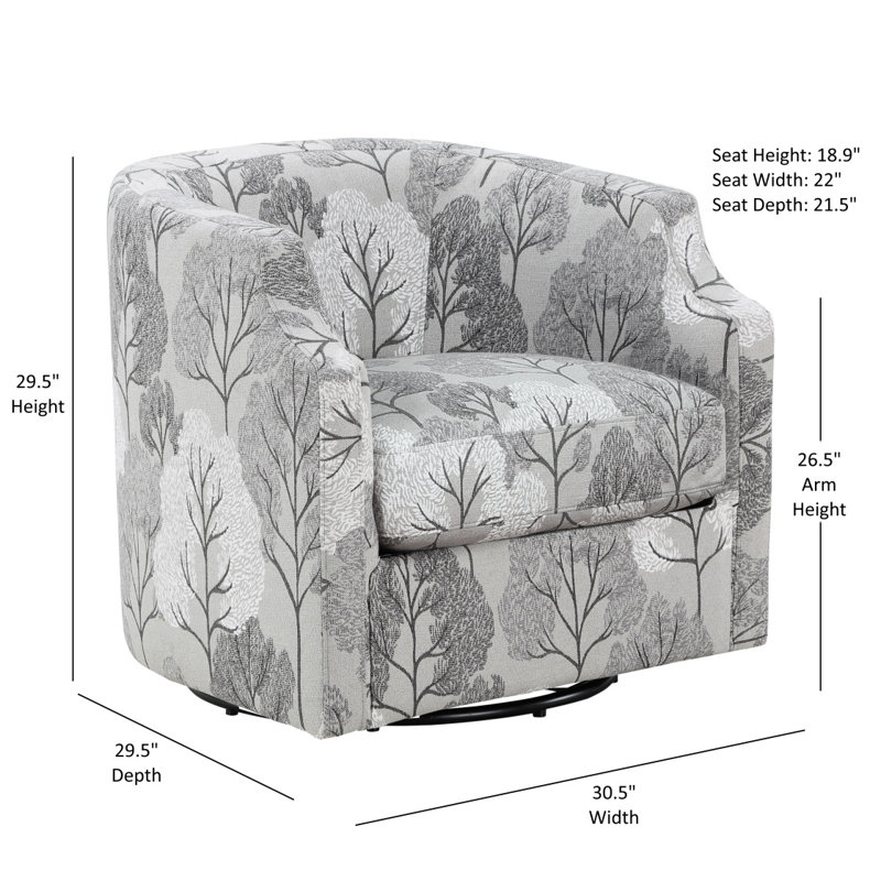 Fauteuil oscillant pivotant Isabelle