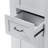 Freestanding Linen Cabinet With Tilt-Out Compartment