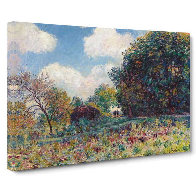The Road In The Woods by Alfred Sisley - Wrapped Canvas, 50cm H x 76cm W x 3cm D