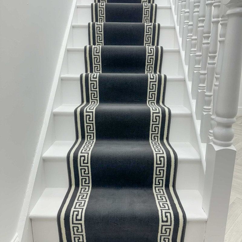 Stair Runner Geometric Area Rug, Runner 70 x 450 cm