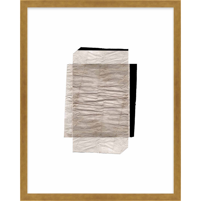 Fibre 2 par Eleni Psyllaki pour Paradissi, art numérique, Encadrement doré, H 50 po x l 40 po x P 1,25 po