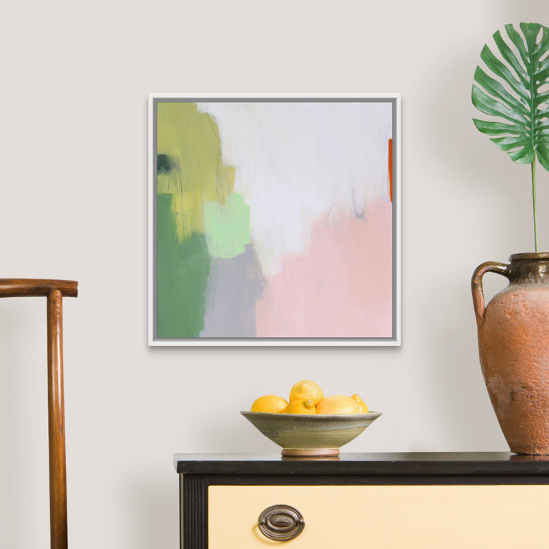 Lemon Ambrosia par Melissa Donoho-reproduction d’art sur toile, H 22 po x l 22 po x P 1,75 po, Cadre blanc