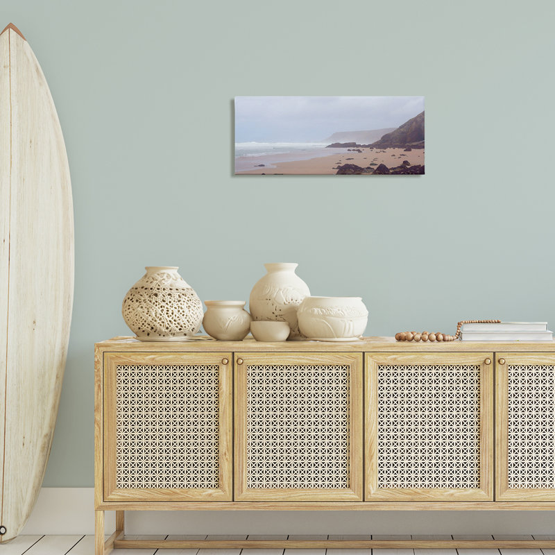 Art mural sur toile «Sea Mist View» par Noah Bay, H 13 po x l 30 po