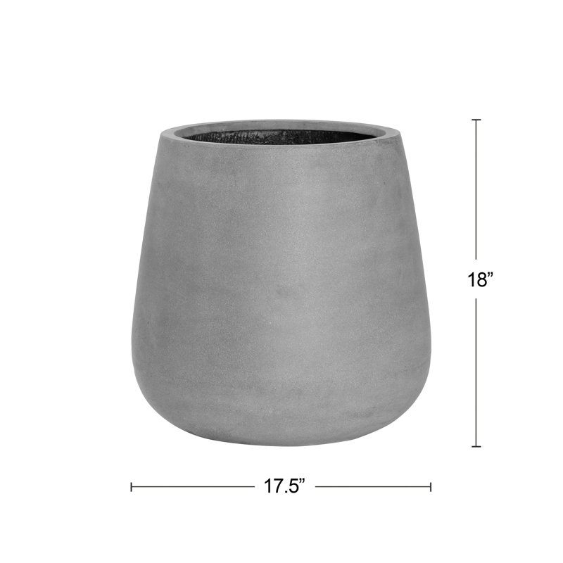Outdoor Fiberstone Planter