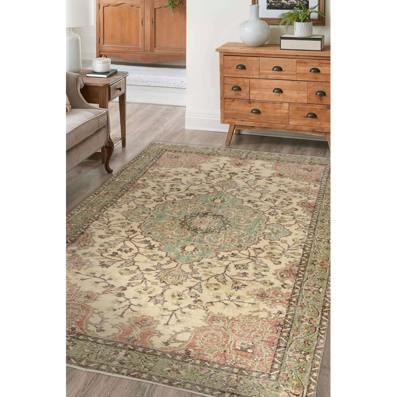 Charleyne Oriental Wool Hand Loomed 177cm X 297cm Area Rug
