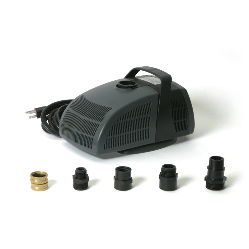 Rain Barrel Power Pump Kit with 1,350 GPH Pump