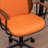 Bryonie Faux Leather Upholstered Office Chair With Bent Wood-1915550105