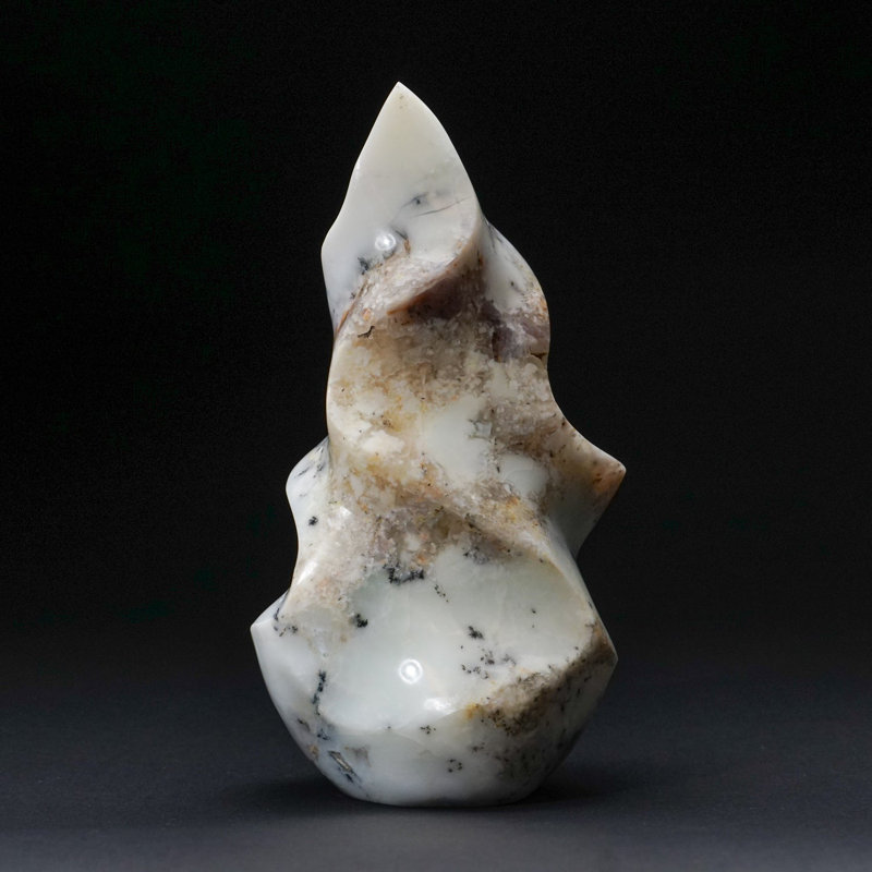 Dendritic Quartz Agate Flame Freeform from Madagascar (3.5 Lbs)