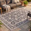 Tapis Selwyn traditionnel surteint uni gris ivoire beige, lavable en machine, antidérapant, à poils courts, pour intérieur et extérieur, adapté aux animaux domestiques, idéal pour le salon, la chambre, la salle à manger, l'entrée, le corridor ou le bureau.-1964245018