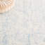 Tapis en laine / coton touffeté à la main Fredi bleu clair / ivoire-113063689