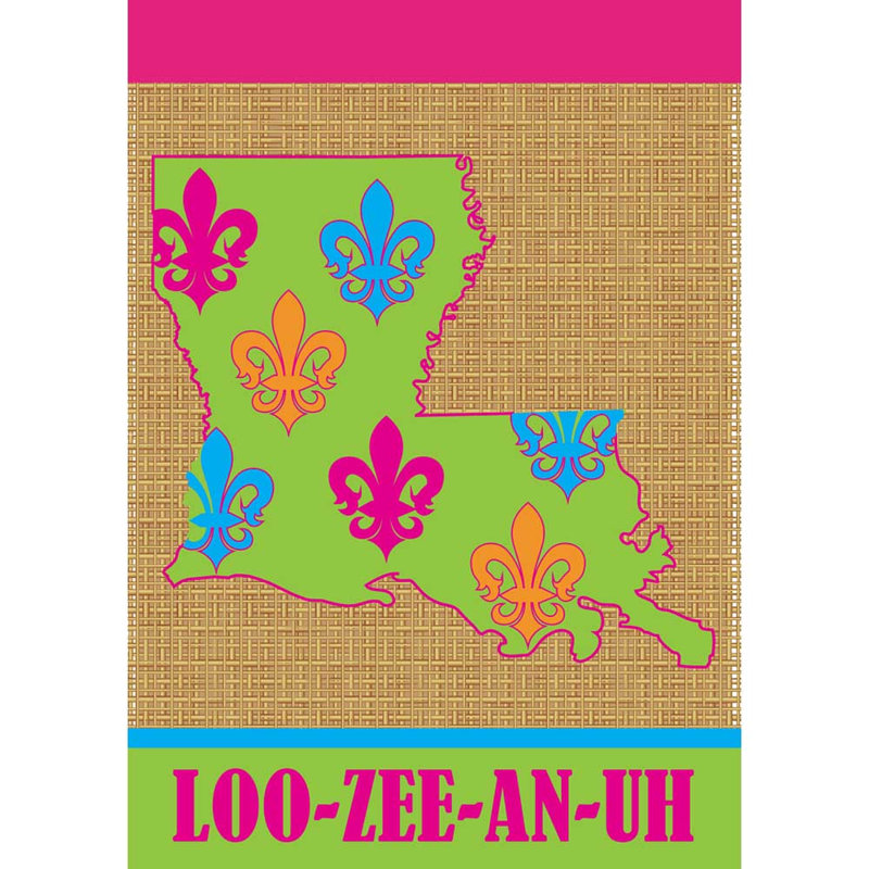 Drapeau de jardin en polyester Carnegia, 42 po x 29 po