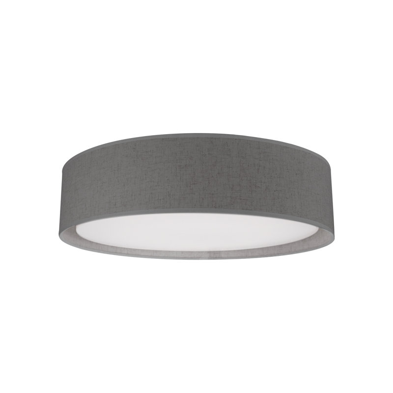 Dalton 1 - Light 20'' LED Flush Mount, Gray, Gray