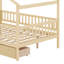 Lit en bois avec deux tiroirs-1822804754