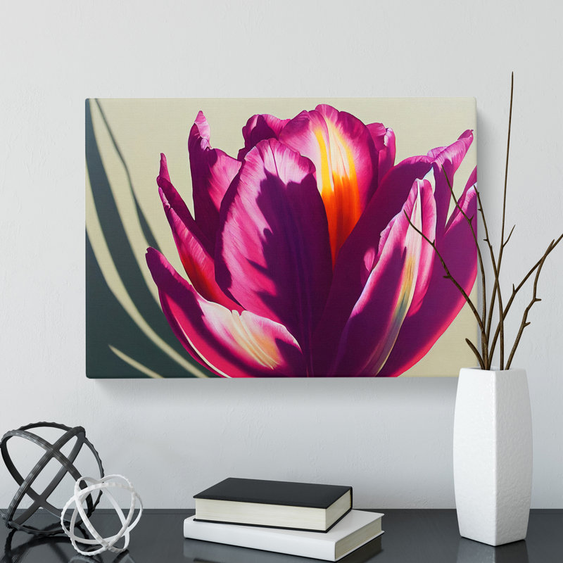 Flourishing Flower - Wrapped Canvas, 35cm H x 50cm W x 3cm D