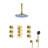 Versilia Color Changing LED Shower Set Dynamic Lighting and Luxurious Shower Experience-48170778-48170775