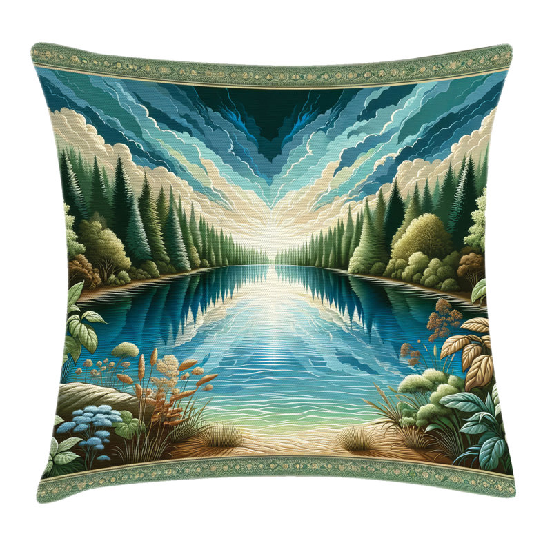 Landscape Pillow Cover, Square, 26"H x 26"W