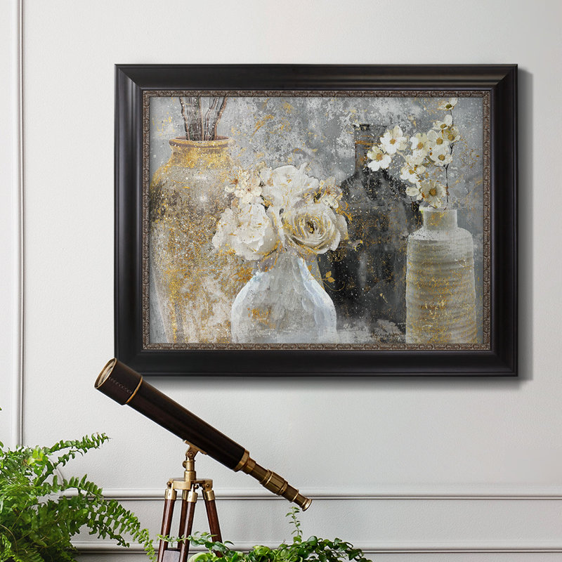 Fleur Couture - reproduction d'art sur toile, L 32 po x H 23 po