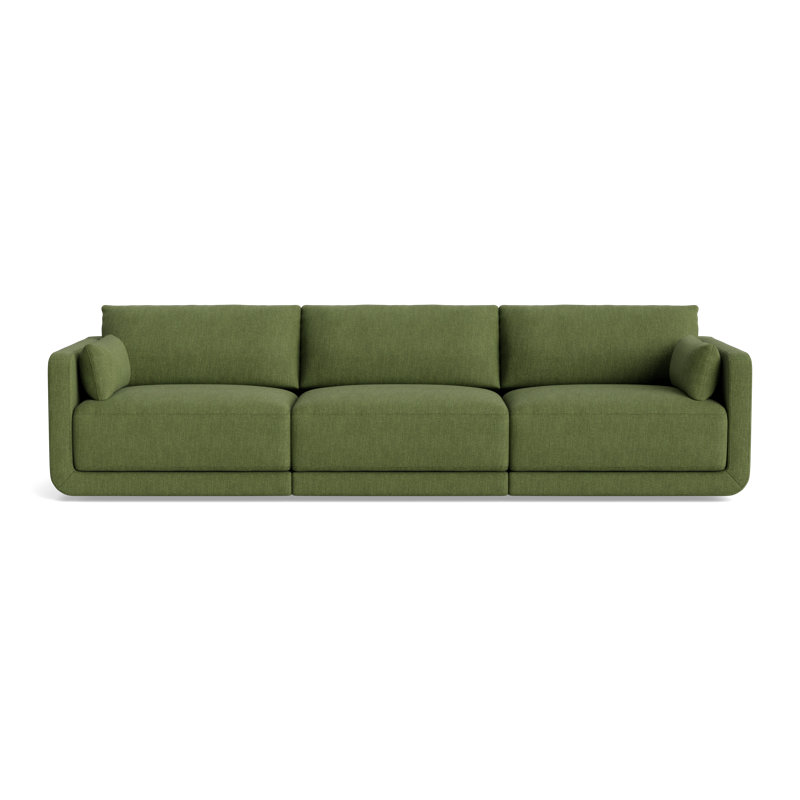 Eva Modular Sofa, Performance Weave - Basil