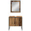 Bathroom Furniture Set With Door 3 Pcs 33 X 33 X 120.5 Cm-1977865906
