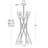 Cobra 12 - Light Dimmable Sputnik Modern Linear Chandelier-87294190-87294189