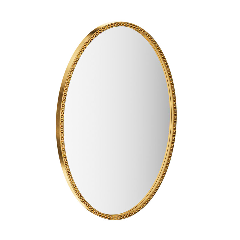 Iron Oval Wall Mirror, 36" x 24"