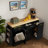 Multi-Functional Storage Sideboard With Sliding Door, Trash Can Compartment, And 3-Tier Spice Rack For Kitchen And Dining Room-1709000827
