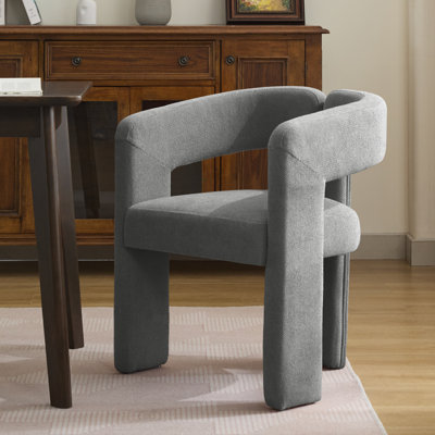 Chaise avec accoudoirs rembourrée Modern