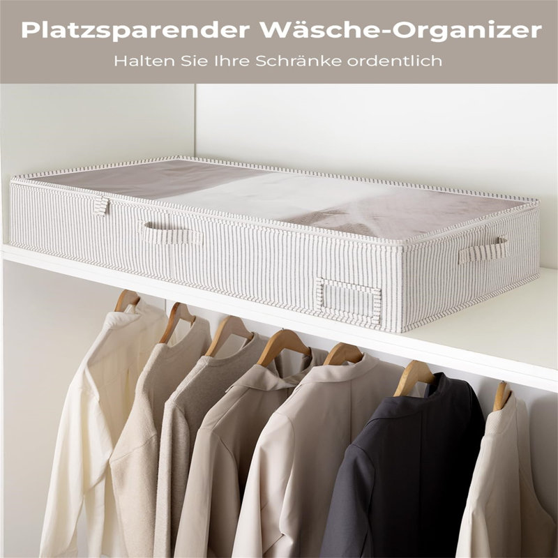 Ebern Designs Fabric Underbed Storage